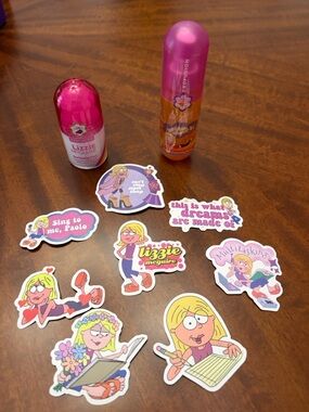 Lizzie McGuire Profusion Glitter Spray and Setting Spray & Sticker Set